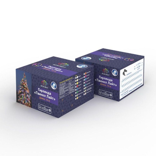 Гирлянда Твинкл Лайт 20 м, черный ПВХ, 200 диодов, белый | код 303-145 | Neon-Night фото 6