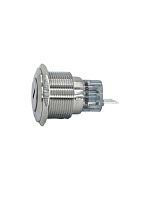 Переключатель GQ22-L-11Y/23/S IP40 1НО+1НЗ на 2 положения без фиксации замок с ключом I-II d22мм метал. Электротехник ET259216