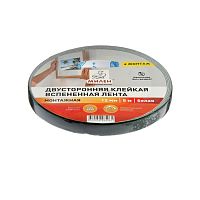 Двусторонняя клейкая лента 12мм х 5м профессиональная монтажная белая МИЛЕН/12 (TFM202T) | код 7474 | АДМ