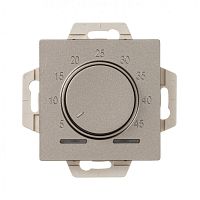 ATLASDESIGN ТЕРМОСТАТ электрон. теплого пола с датчиком, 10A, механизм, ШАМПАНЬ | код ATN000535 | SCHNEIDER ELECTRIC