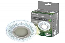 Светильник встраиваемый СВ 03-07 MR16 50Вт G5.3 LED подсветка 3 Вт зеркальный/хром TDM | код SQ0359-0134 | TDM