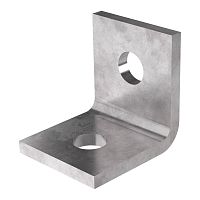 Пластина угловая 90 градусов 2 отверстия Промрукав | код PR16.1113 | ПРОМРУКАВ