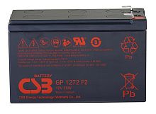 CSB GP1272(28W) Аккумуляторная батарея для ИБП, напряжение: 12В, ёмкость: 7Ач, клеммы типа: F2, Размеры ДШВ: 150,9х64,8х98,6мм, вес: 2,1кг. Срок службы: 5 лет. | код CSB GP1272 F2 (12V28W) | CSB