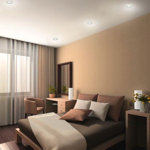 Светильник светодиодный Backlight 3Вт GU5.3 3000К IP20 170-260В ДВО круг GAUSS BL137