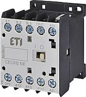 Контактор миниатюрный CEC 12.10-400V-50/60Hz (12A, 5,5kW, AC3) | код 004641079 | ETI