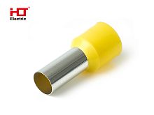 Наконечник-гильза Е25-16 25мм2 с изолированным фланцем жёлтый HLT | код 084-04-31 | HLT