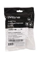 Розетка компьютерная 2-м ОП WR-WS-8P8C-C5E-SH-2 RJ45 кат.5E экранир. Dual IDC бел. | код 505218 | WRline