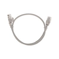 Патч-корд U/UTP, CAT 6A (10G), RJ45-RJ45, 28AWG, LSZH, серый, 0,5м REXANT | код 02-0380-05 | REXANT
