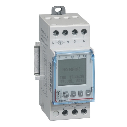 Сумеречный выключатель - программируемый - 230 В~ - 1 выход 16 А - 250 В~ | код 412626 | Legrand Сумеречный выключатель - программируемый - 230 В~ - 1 выход 16 А - 250 В~ | код 412626 | Legrand