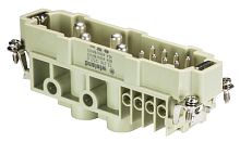 Вилочная контактная вставка REVOS POWER, Size 24, винтовая фиксация, 4-/8- полюсов + РЕ, 400 V, 80/16 A, материал контактов: медный сплав, тип покрытия контактов: серебро | код 72.216.1253.0 | Wieland