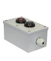 Пост управления ПКУ-15-21.121-40У2 (1*КЕ081/2(1з+1р) черная + 1*КЕ081/2(1з+1р) красная + PG-19) (ЭТ) | код ET518964 | Электротехник