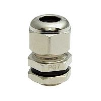 Кабельный ввод ZTM-ELECTRO PBA07-05, никелированная латунь | код 106357 | ZTM-ELECTRO