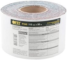 Рулон шлифовальный на тканевой основе алюм./оксидный абразивный слой 115ммх50м Р 240 FIT 38079