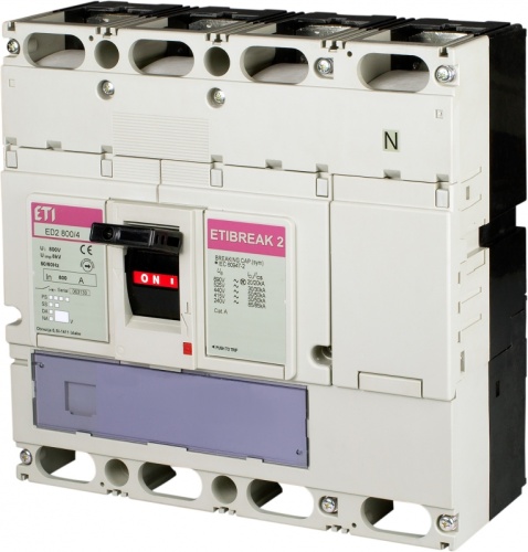 Выключатель нагрузки ED2 800/4 800A (15kA) 4P | код 004672380 | ETI Выключатель нагрузки ED2 800/4 800A (15kA) 4P | код 004672380 | ETI