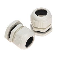 Кабельный ввод PG-29 (18-25мм) серый, комплект (2 шт/уп) REXANT | код 07-8029-A2 | REXANT
