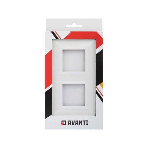 Рамка из металла, ''Avanti'', белая, 4 модуля | код 4400854 | DKC фото 5