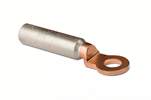 Наконечник кольцевой под винт медно-алюминиевый 120 кв.мм | код 2M12B | DKC