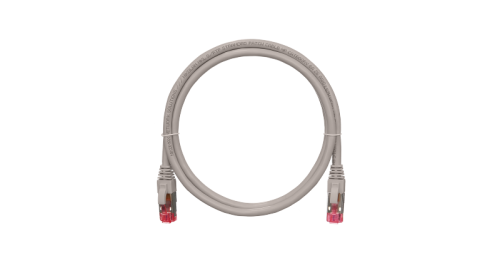 Шнур коммутационный NIKOMAX S/FTP 4 пары, Кат.6a (Класс Ea), 500МГц, 2хRJ45/8P8C, T568B, заливной, с защитой защелки, многожильный, BC (чистая медь), 26AWG (7х0,165мм), PVC нг(А), серый, 3м | код NMC-PC4SA55B-030-GY | NIKOMAX