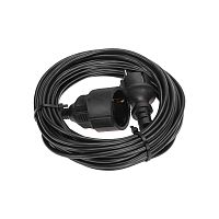 Удлинитель-шнур ПВС 3х0,75мм?, 10м, с/з, 6А, 1300Вт, IP20, черный PROconnect | код 13-4909 | PROCONNECT