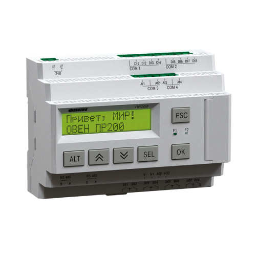 Программируемое реле ПР200-220.22.2.0 Модификация М01 | код 77520 | ОВЕН