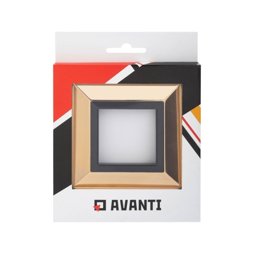 Рамка из металла, ''Avanti'', золотая, 2 модуля | код 4408852 | DKC фото 5