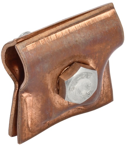  Зажим соединительный круглого проводника 6-12мм медь | код ZCC80-50-1-16 | IEK