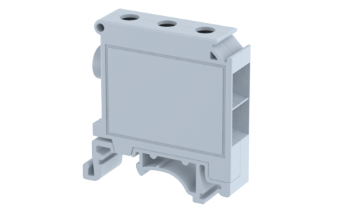 Клемма проходная винтовая для подключения уличного фонарного освещения 25 мм2, на 3 подключения, серая LPT225(G) | код 1907050000 | Elmex