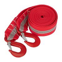 Трос буксировочный REXANT со светоотражающей лентой, 5 т, 4 м, с двумя крюками, в чехле | код 80-0228 | REXANT