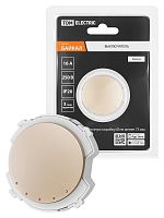 Выключатель 1-кл. 16А 250В проходной шампань, Байкал TDM | код SQ1819-0531 | TDM