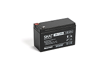 Аккумулятор SKAT SB 1209 свинцово-кислотный тип AGM 12V 9Ач Iзар. 2,7 А, ножевые клеммы | код 2540 | Бастион