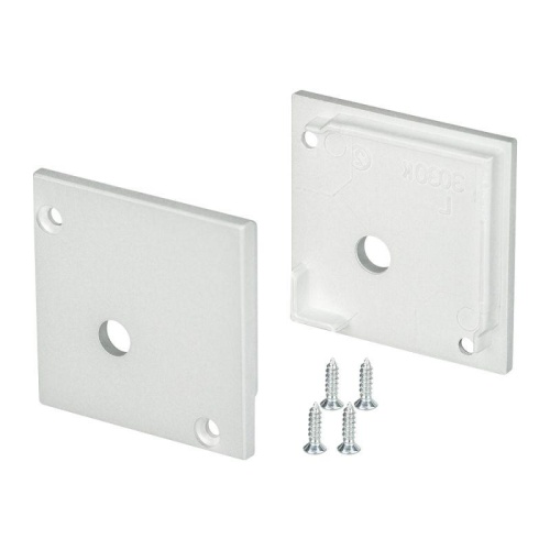 Заглушка SL-KANT-H30 SQUARE с отверстием (ARL, Пластик) | код 24481 | Arlight