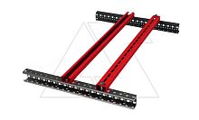 Профиль для тяжелого оборудования, длина 960мм, для щита глубиной 1000мм, 2шт. | код 998-510 | Tekpan