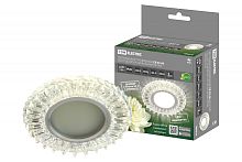 Светильник встраиваемый СВ 03-06 MR16 50Вт G5.3 LED подсветка 3 Вт зеркальный/хром TDM | код SQ0359-0133 | TDM