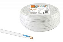 Провод ПУСП 2х1.5 (бухта 100м) белый Народный ТРТС | код SQ0126-0001 | РЭМЗ ТМ