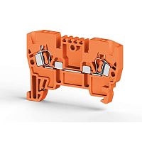 306 227, Клеммник пружинный 2,5мм.кв. (оранжевый), YBK2,5 | код 0.0.0.3.06227 | KLEMSAN