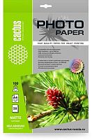 Фотобумага Cactus CS-MSA410050 A4/100г/м2/50л./белый матовое самоклей. для струйной печати | код 1033432 | CACTUS