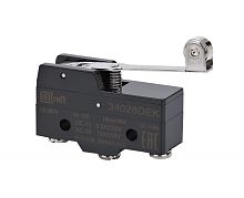 Миниатюрный конц. вык. 1НО1НЗ шарнирного длиннорычажного типа с металлическим роликом | код 34028DEK | DEKraft