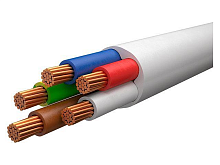 Провод ПВС 5х6 белый ТРТС | код БП-00012842 | ЭлПром