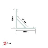 Угловой анодированный профиль CAB280 16х16мм, 2м (60/2400) | код Б0039446 | ЭРА