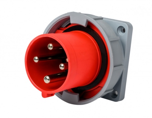 Вилка для скрытой проводки 3Р+РЕ 63А 380В IP67 ВЩ-103 | код 26239DEK | DEKraft