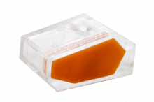 Зажим разветвительный втычной трехгнездовой прозрачный с оранжевой вставкой макс.сечение 2,5 кв.мм 24 А | код TC-253 | ELVERT