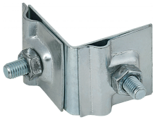 Дер. пр. кр. 6-10мм фальца угл. h=40мм оц. сталь HDZ IEK | код ZDP80-14-2-16-40 | IEK