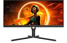 Монитор AOC 34 Gaming U34G3XM/EU черный/красный VA LED 1ms 21:9 HDMI матовая HAS Piv 300cd 178гр/178гр 3440x1440 144Hz FreeSync Premium DP 2K 7.78кг | код 1889774 | AOC