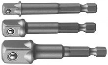 912003 Набор адаптеров для механизированного инструмента, 3 предмета. | код 912003 | Ombra