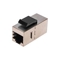 Адаптер проходной формата Keystone, Jack RJ-45(8P8C), FTP, CAT 6 REXANT PRO | код 02-0109 | REXANT