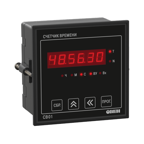Счетчик времени СВ01-220.Щ1.Р.RS | код 42009 | ОВЕН