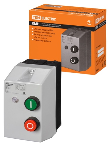КМН11260 12А в оболочке с индикатором Ue=220В/АС3 IP54 TDM | код SQ0709-0023 | TDM КМН11260 12А в оболочке с индикатором Ue=220В/АС3 IP54 TDM | код SQ0709-0023 | TDM