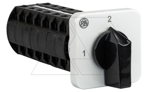 Переключатель BS 16 73 U, 8P, 20A, тип 1-2 (90°), 8NO на 1_2, на дверь, фронт IP40 | код EAC609702 | Rade Koncar Переключатель BS 16 73 U, 8P, 20A, тип 1-2 (90°), 8NO на 1_2, на дверь, фронт IP40 | код EAC609702 | Rade Koncar