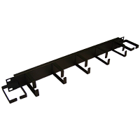 Органайзер 19 1U 5 колец + 2 боковых | код TWT-ORG1U-5V2H | TWT