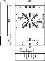 Монтажная пластина 265x200 | код 7084781 | OBO Bettermann